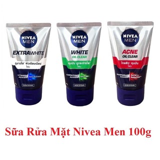 Sữa Rửa Mặt Nivea Men Foam 100g - Thái Lan