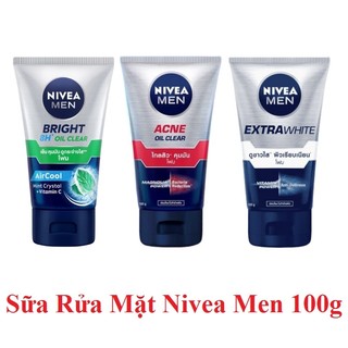 Sữa Rửa Mặt Nivea Men 100g - Thái Lan