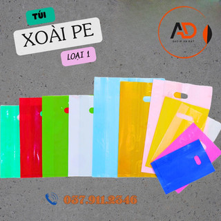 1KG Túi Hột Xoài PE Bóng Dẻo Loại 1 đủ màu , đủ size