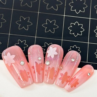 Sticker dán móng dặm ombre fen đầu móng,...