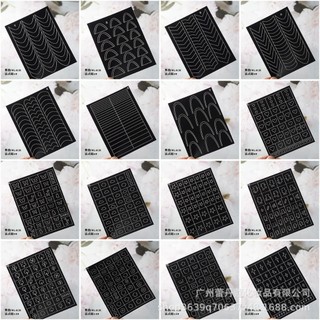 Sticker dán móng dặm ombre fen đầu móng,...