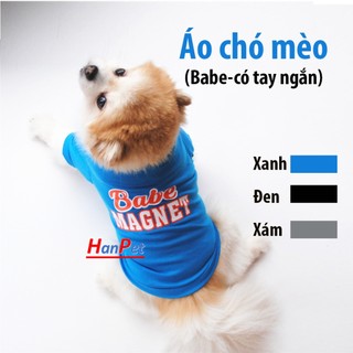 HCM- áo cho thú cưng Quần áo chó mèo Áo thun thú cưng Đồ bộ thời trang chó mèo