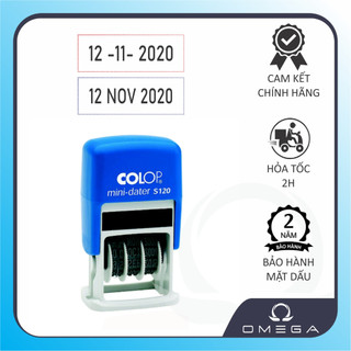 Dấu date chuyển đổi ngày-tháng-năm tự lật mực -mini dater colop s120