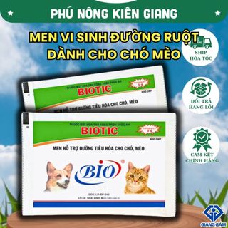 Men tiêu hóa chó mèo - biotic 5g