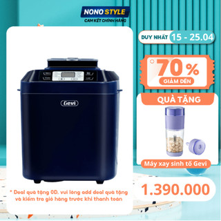 Máy Làm Bánh Mì Tự Động Gevi GEBMA333-V, 12 Chức Năng, Bảo Hành 12 Tháng