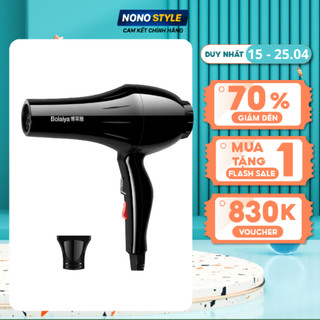 Máy sấy tóc cầm tay bolaiya, hai chiều nóng lạnh, công suất lớn 1800w, bảo hành 03 tháng