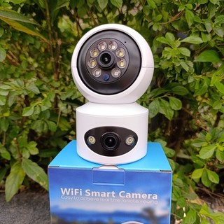 [Xả kho] Camera  yoosee 2 mắt trong nhà 8.0mpx siêu nét, góc rộng, đàm thoại 2 chiều, có màu ban đêm