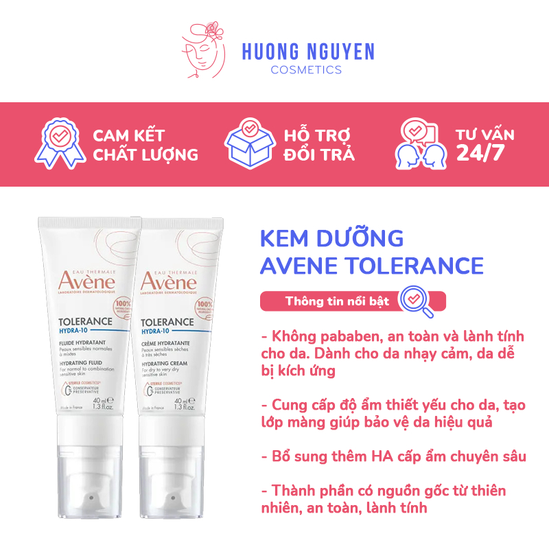 Kem Dưỡng Ẩm & Làm Dịu Da Avene Tolerance Extreme 40ml