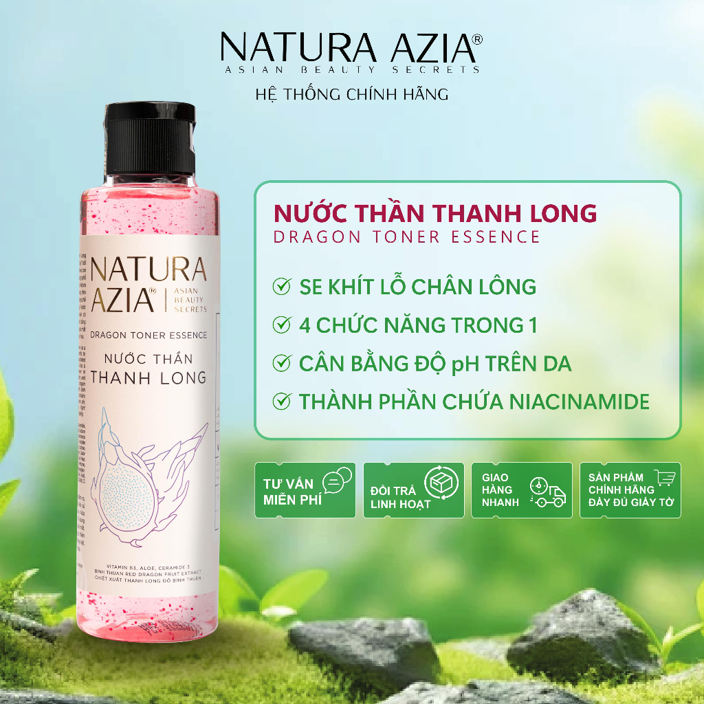 Essence Nước Thần Niacinamide Mịn Sáng Da Chiết Xuất Thanh Long -  Natura Azia | Naturaazia Mỹ Phẩm Thiên Nhiên