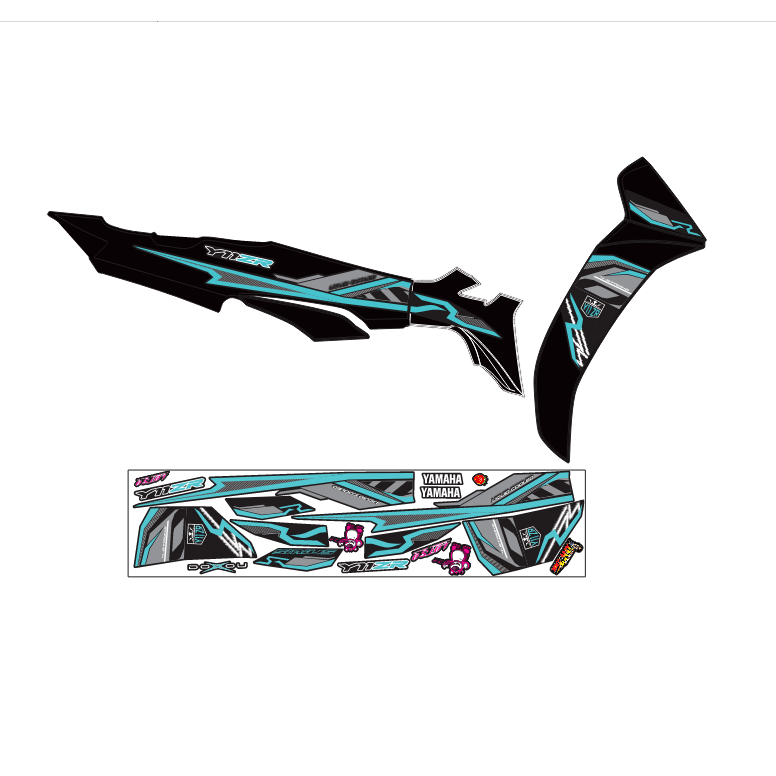 Tem Sirius Y11zr V2 đen chỉ xanh MÃ 92