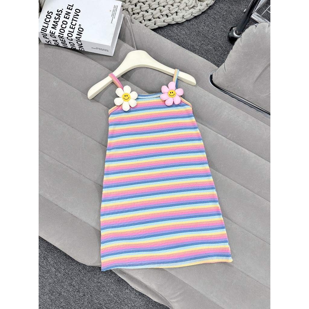 Váy bé gái body hình tim dây chéo lưng từ 8-26kg