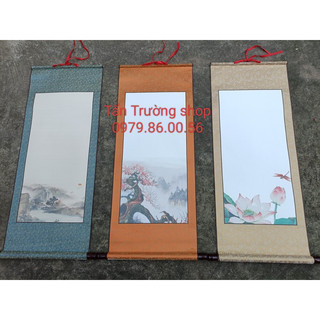 Giấy biểu lụa viết thư pháp kt 32*90