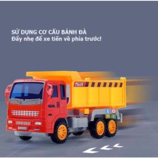 Set 6 xe công trình chạy đà size lớn cho bé