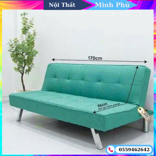 Sofa Bed 1m7 Giá Rẻ - Sofa Giường đa năng chân kim loại