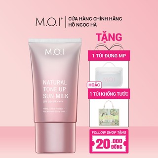  Kem chống nắng Nâng tông M.O.I Natural Tone Up Sun Milk 40ml