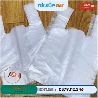 1KG Túi Xốp 2 Quai Trắng Zin