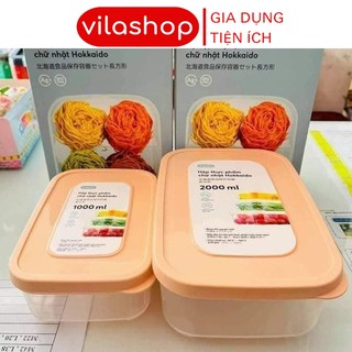Hộp Bảo Quản Thực Phẩm, Hộp Nhựa Cao Cấp Không Mùi Kháng Khuẩn Chịu Nhiệt -30 Đến 140 oC