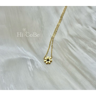 Dây chuyền titan hoa cúc bi nhỏ daisy _ hi cobe