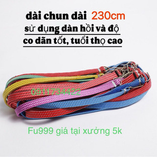 Dây chun buộc chằng hàng có 2 đầu móc dài 2.3m