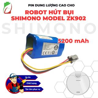 Pin robot hút bụi shimono zk902,dung lượng 5200mah bảo hành 9 tháng chính hãng