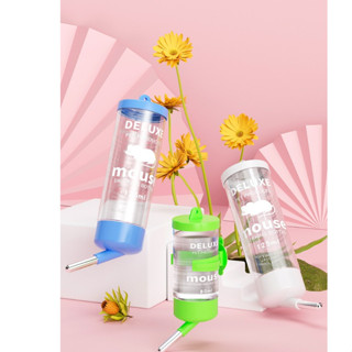 Bình Nước Bi Lăn Tự Động Cho Chim, Vẹt, Hamster, Thỏ, Chống Rò Rỉ, Nhiều Kích Cỡ 125-250ml