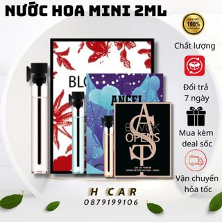 Nước hoa, tinh dầu mini 2ml mùi hương tùy chọn Nam, Nữ lưu hương lâu - Tinh dầu nhỏ sáp thơm, Nước hoa bỏ túi