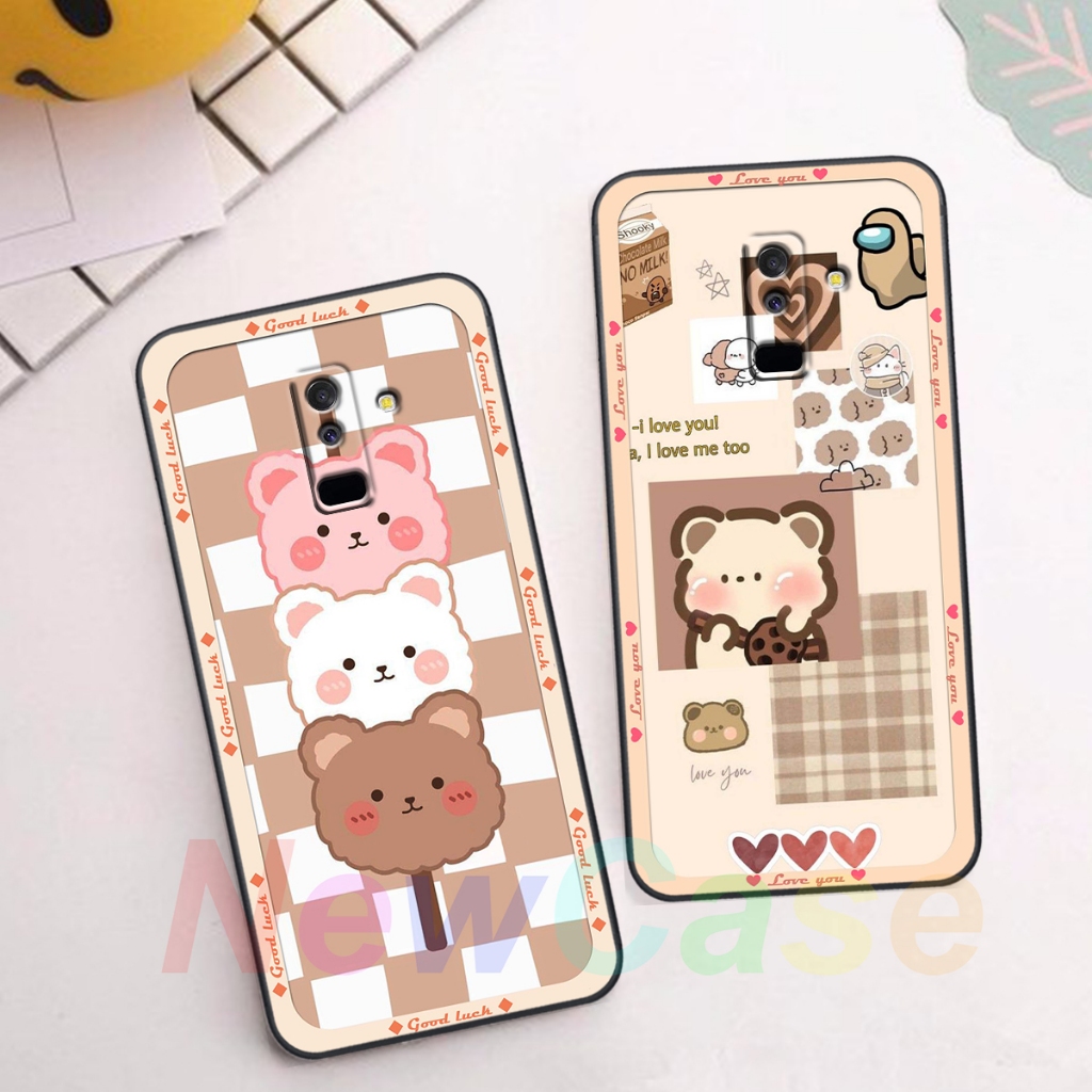 Ốp lưng Samsung J8 in hình họa tiết động vật cute đáng yêu