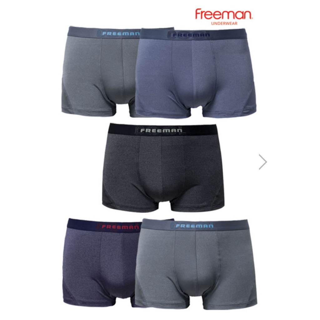 Quần lót nam Boxer Freeman 6529 cotton dày dặn không gây khó chịu lưng nhỏ