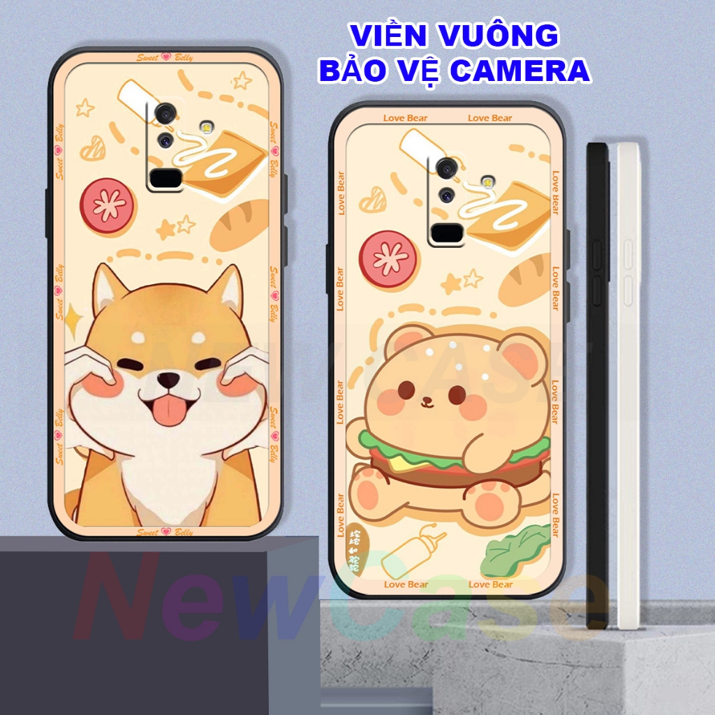Ốp lưng Samsung J8 in hình họa tiết động vật cute đáng yêu