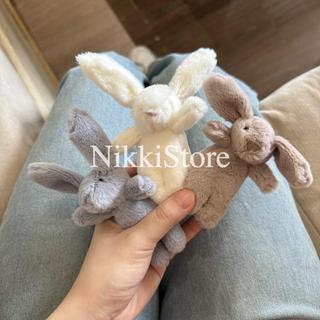 Móc Khoá Thỏ, Keycharm Bunny, size 12cm Móc Khoá Hình Thú Bông, Hàng Hottrend