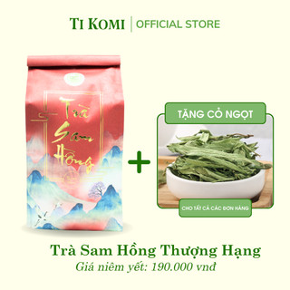 Trà Sam Hồng Thượng Hạng - Trà Thảo Mộc Thanh Nhiệt Mát Gan An Thần Dễ Ngủ Hỗ Trợ Đau Dạ Dày TIKOMI