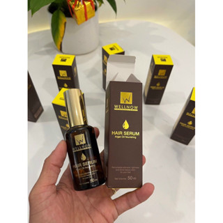 SERUM DƯỠNG BÓNG GIỮ NẾP TÓC UỐN VÀ PHỤC HỒI TÓC ARGAN OIL NOURISHING WELLNOW 50ml