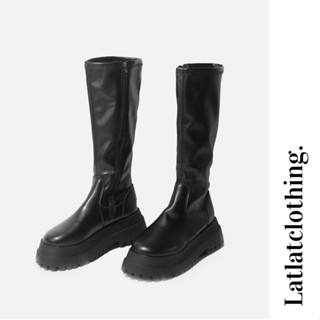 [ SẴN - HOẢ TỐC ] Bốt cổ cao đế cao 5cm phiên bản cổ thấp 20cm, cổ cao 32cm chất da mềm dành cho nữ thời trang