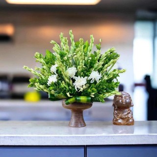 Bình gốm dáng ang men mộc gốm Bát Tràng, ly chậu ang trồng thủy tiên, cắm hoa nghệ thuật ikebana, ly đựng quả để bàn