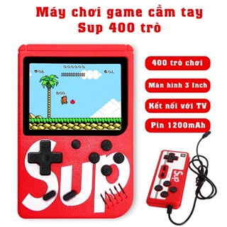  Máy chơi game cầm tay SUP 400 trò - Kết nối Tivi chơi 2 người - Máy chơi game điện tử 4 nút cao cấp tay cầm Sup 