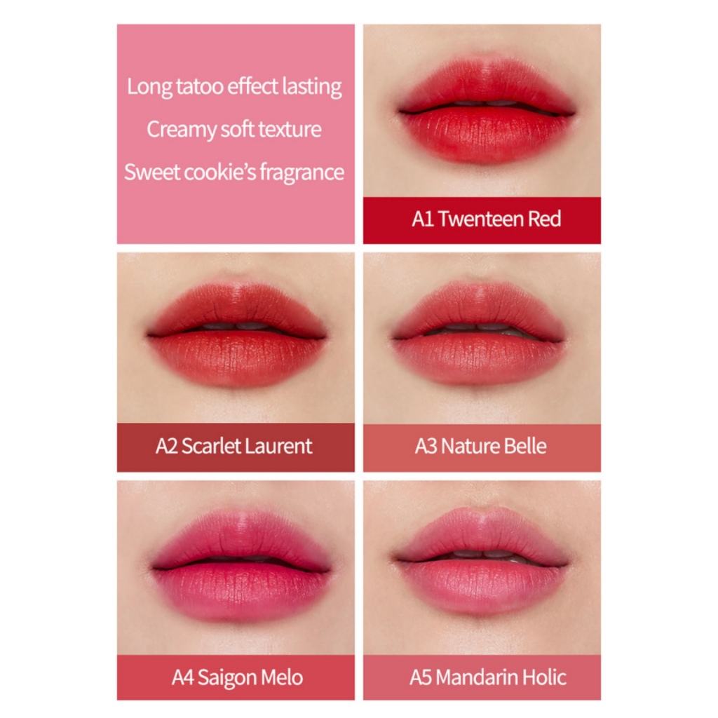 Son Lì RED COOKIES - Chuẩn Màu - Siêu Lì - Mịn Như Nhung - Bờ Môi Siêu Hot - Hấp Dẫn - Cá Tính