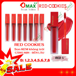 Son Kem Lì Tint RED COOKIES Korea - Siêu Bền Màu - Mềm Mượt Mịn - Không Dính - Căng Mịn