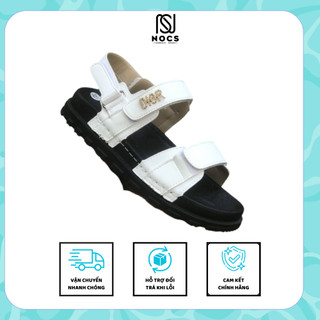 GIÀY DÉP NỮ SANDAL 2 QUAI NGANG TRƠN XÉ DÁN CÓ KHÓA SIÊU ÊM SIÊU BỀN (NOCS)