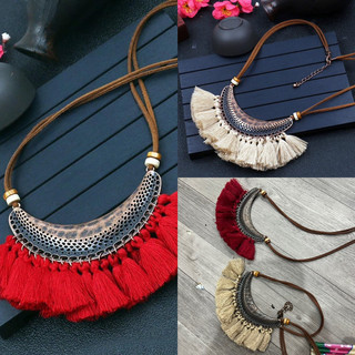 thanh lý dây chuyền boho, thổ cẩm
