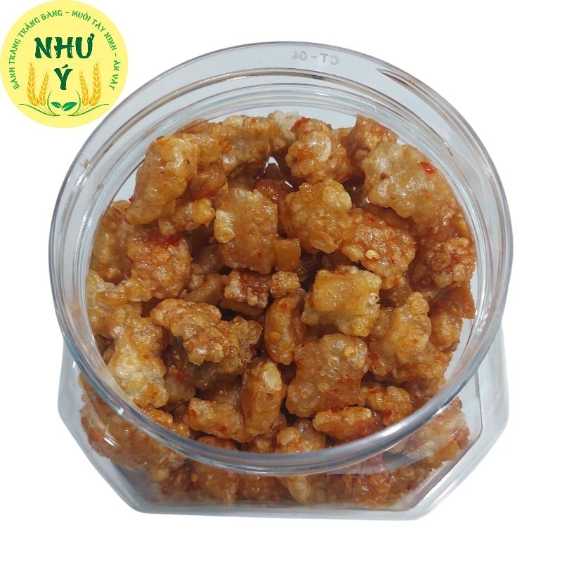 Tóp mỡ mắm tỏi da giòn mắm tỏi. Tóp mỡ như Ý giòn đậm vị