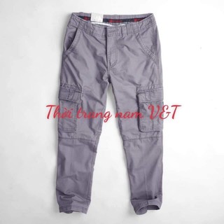 Quần Túi Hộp Dài Nam Form ống Suông Chất Liệu Vải Kaki Dày dặn Mềm Mịn Cao Cấp