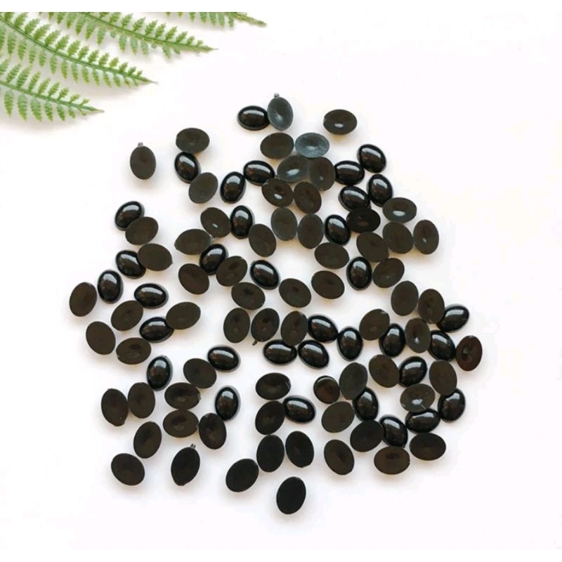Mắt Thú Dán Oval , Bầu Dục Nhiều Size