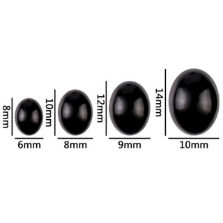 Mắt Thú Dán Oval , Bầu Dục Nhiều Size