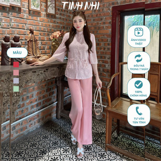 Pháp phục đi lễ túi tiền phối cúc TINH NHI thời thượng và thanh lịch PP89