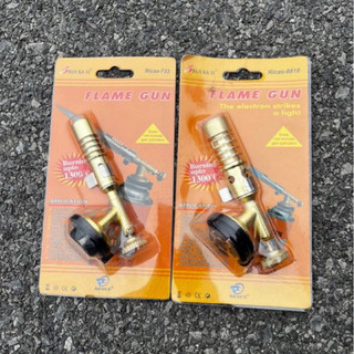 Khò gas mini 733 mạ đồng mồi lửa, đèn khò ga mini