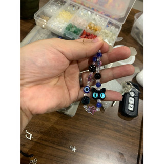 HANDMADE BLACK CAT BRACELET - LC.STORE