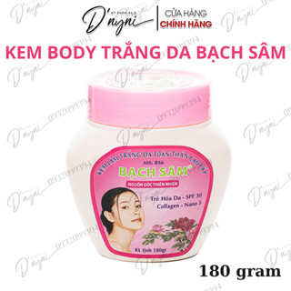 Kem dưỡng trắng da toàn thân cao cấp bạch sâm 180g
