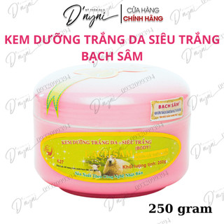Kem dưỡng trắng da siêu trắng toàn thân body bạch sâm 250g