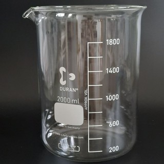 [DURAN- ĐỨC]Cốc đốt thuỷ tinh CỐC ĐONG CHIA VẠCH 1000ml 2000ml 3000ML
