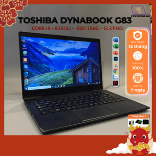 Laptop Toshiba dynabook G83/M i5-8250U/16GB/512GB/13.3Inch FHD, mỏng nhẹ 0.8kg pin trâu, bền bỉ, học tập giải trí OK